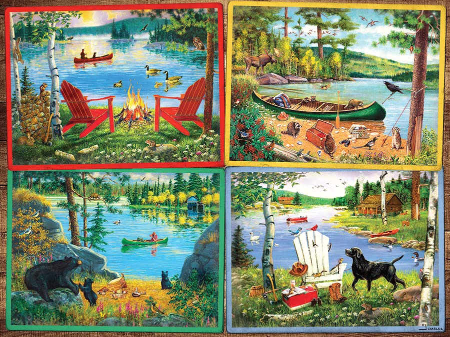 Cobble Hill - Cabin Country - 275 Piece Easy-Handling Puzzle