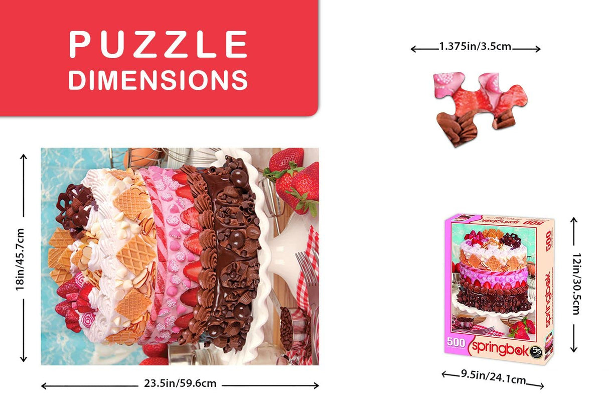 Springbok 500 Piece Jigsaw Puzzle Icing On The Cake, Multi