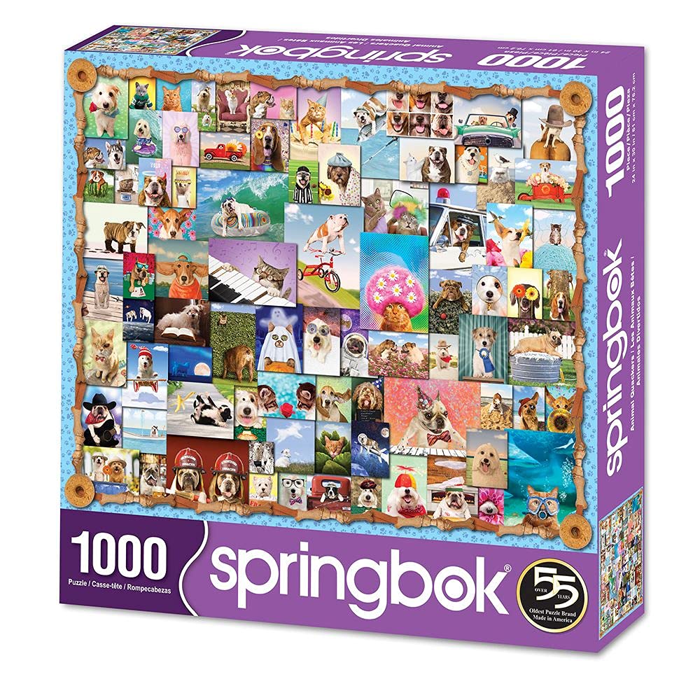 Springbok 1000 Piece Jigsaw Puzzle Animal Quackers