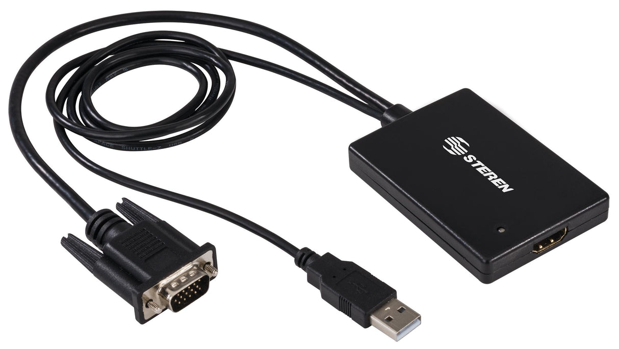 ADAPTER VGA TO HDMI WITH AUDIO USB