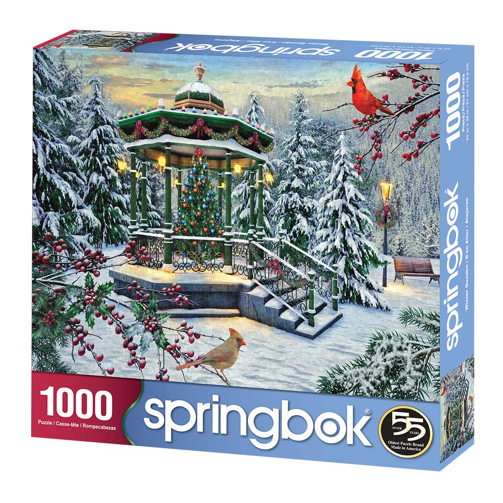 Springbok 1000 Piece Jigsaw Puzzle Holiday Gazebo