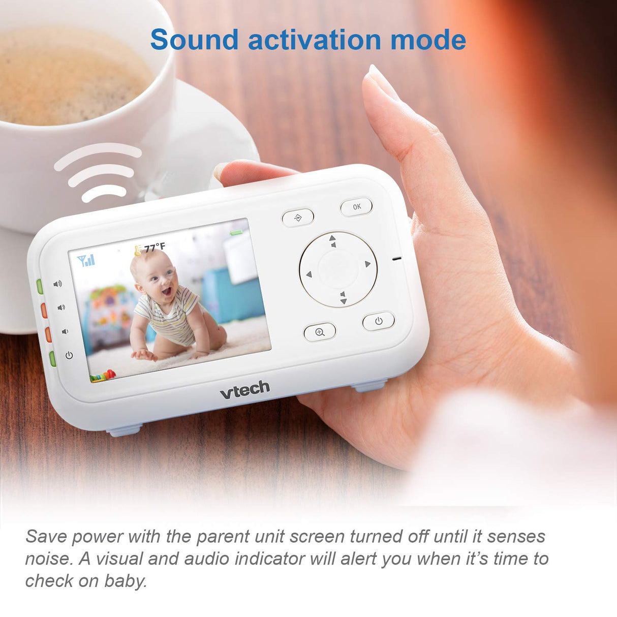 VTech VM3252 Baby Monitor, 2.8” Screen