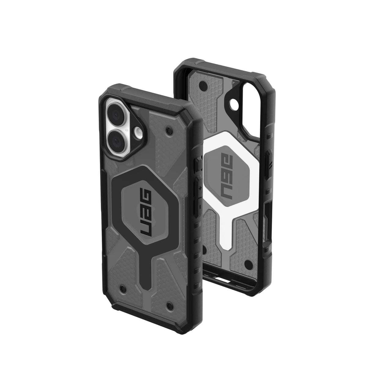 Urban Armor Gear (uag) - Pathfinder Clear Magsafe Case For Apple Iphone 16 - Ash