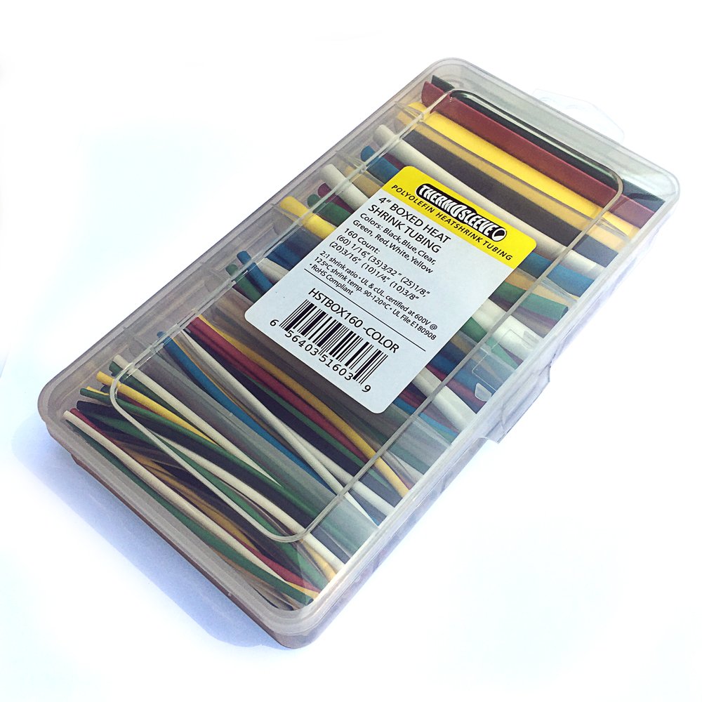 MULTI-COLOR, 160-PC. HEAT SHRINK TUBING VARIETY PACK