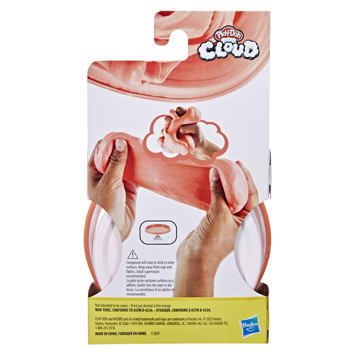 Play-Doh Super Cloud Yellow Scented Single Can of Puffy, Ooey Gooey Compound for Kids 3 Years and Up, 4 Ounces, Non-Toxic