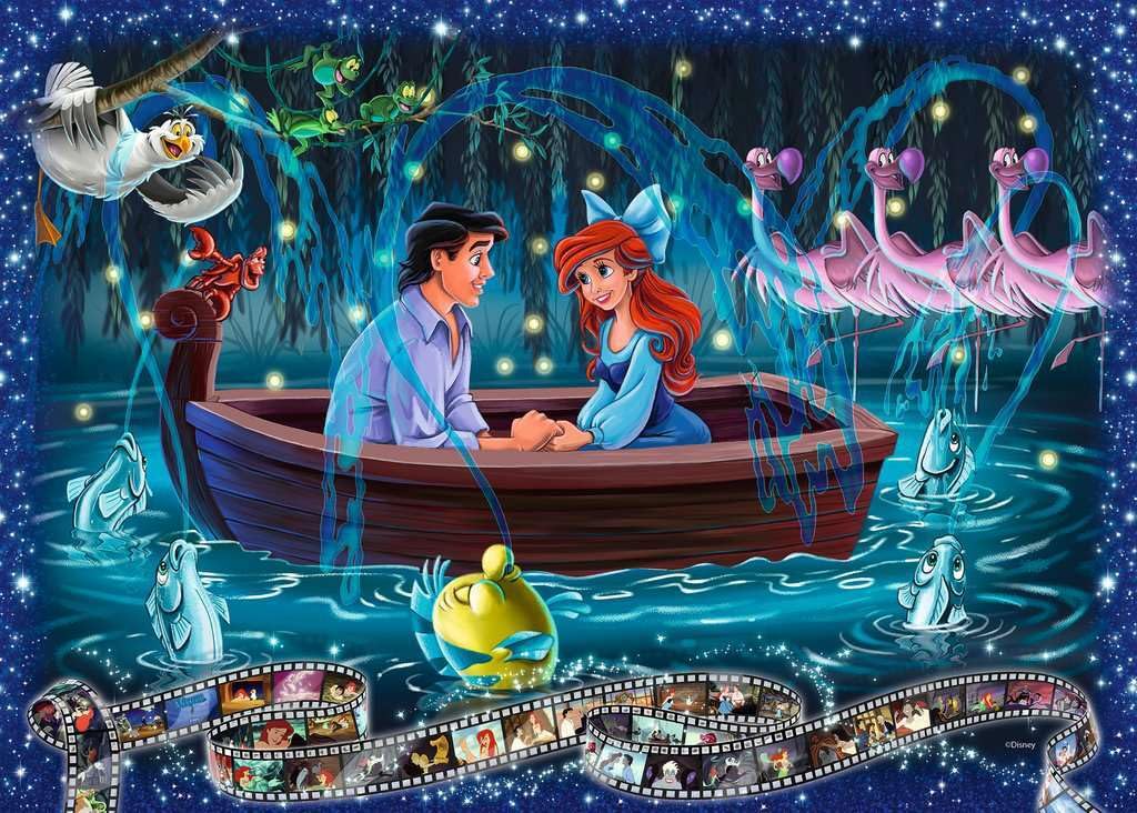 Ravensburger Disney Little Mermaid 1000 Piece Jigsaw Puzzle for Adults - Every Piece is Unique, Softclick Technology Means Pieces Fit Together Perfectly