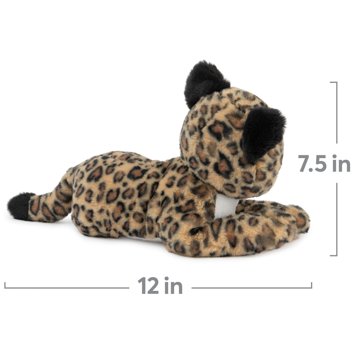 GUND Banks Leopard Plush, Premium Stuffed Animal for Ages 1 and Up, Brown/White, 12”