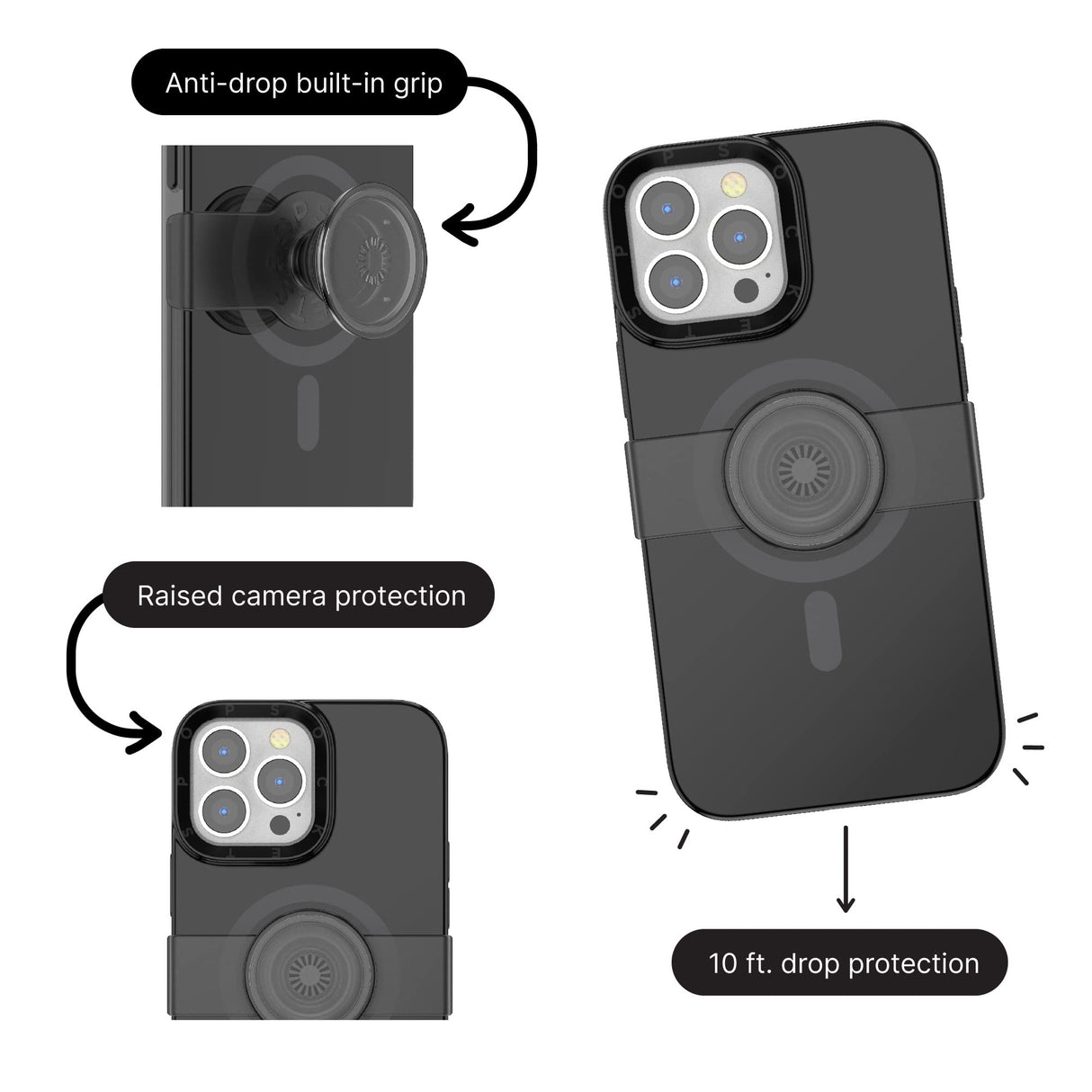 POPSOCKETS - MAGSAFE POPGRIP SLIDE CASE FOR APPLE IPHONE 13