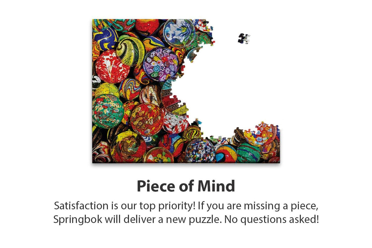 Springbok 500 Piece Jigsaw Puzzle Marble Madness