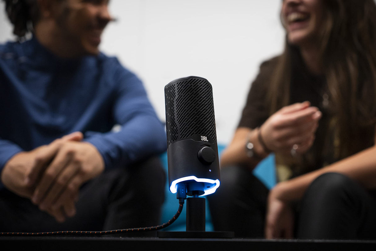 JBL - QUANTUM STREAM DUAL PATTERN USB MICROPHONE - BLACK