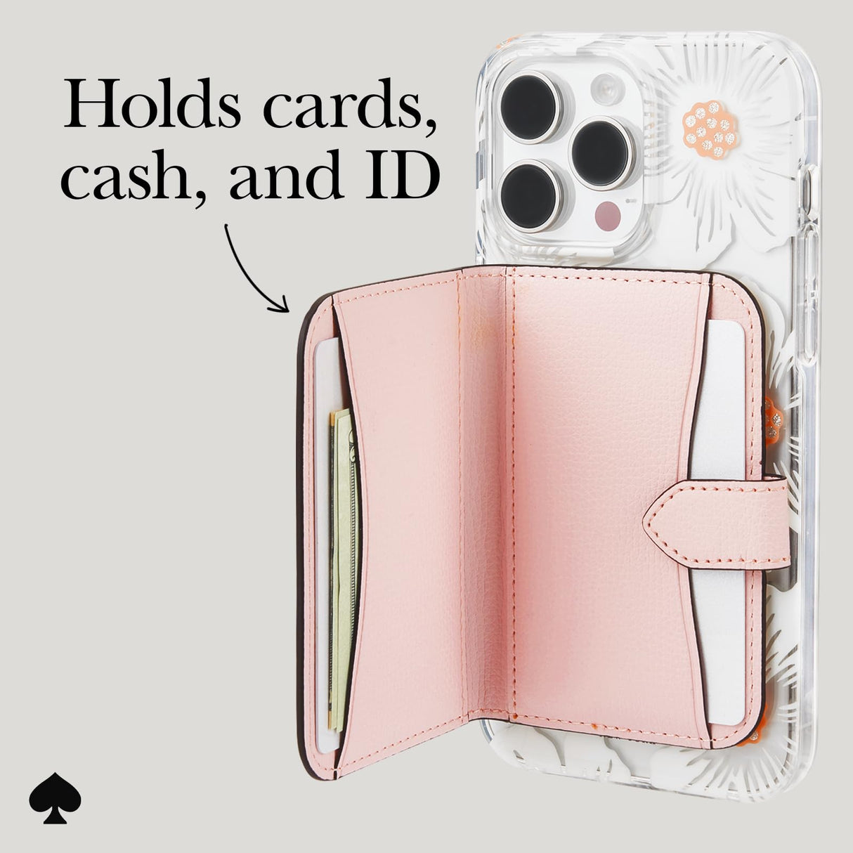 Kate Spade - Morgan Magnetic Wallet - Chalk Pink