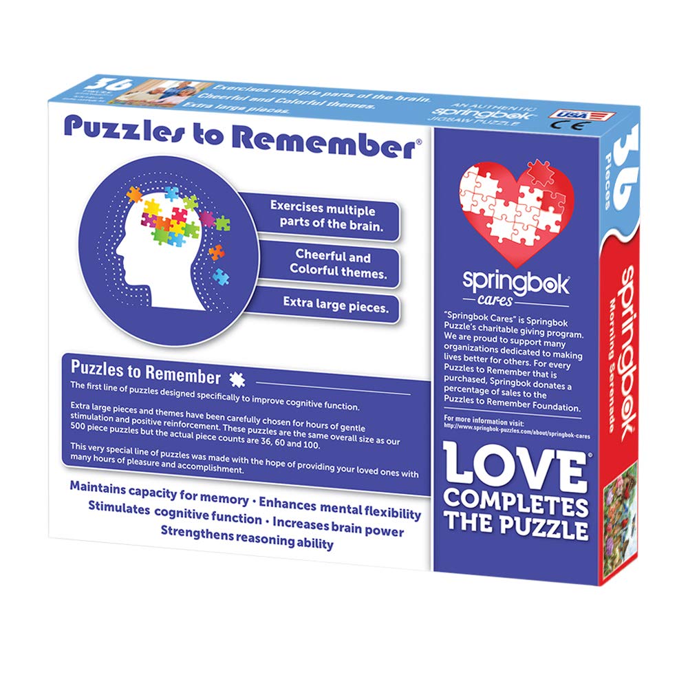 Springbok 36 Piece Jigsaw Puzzle Morning Serenade