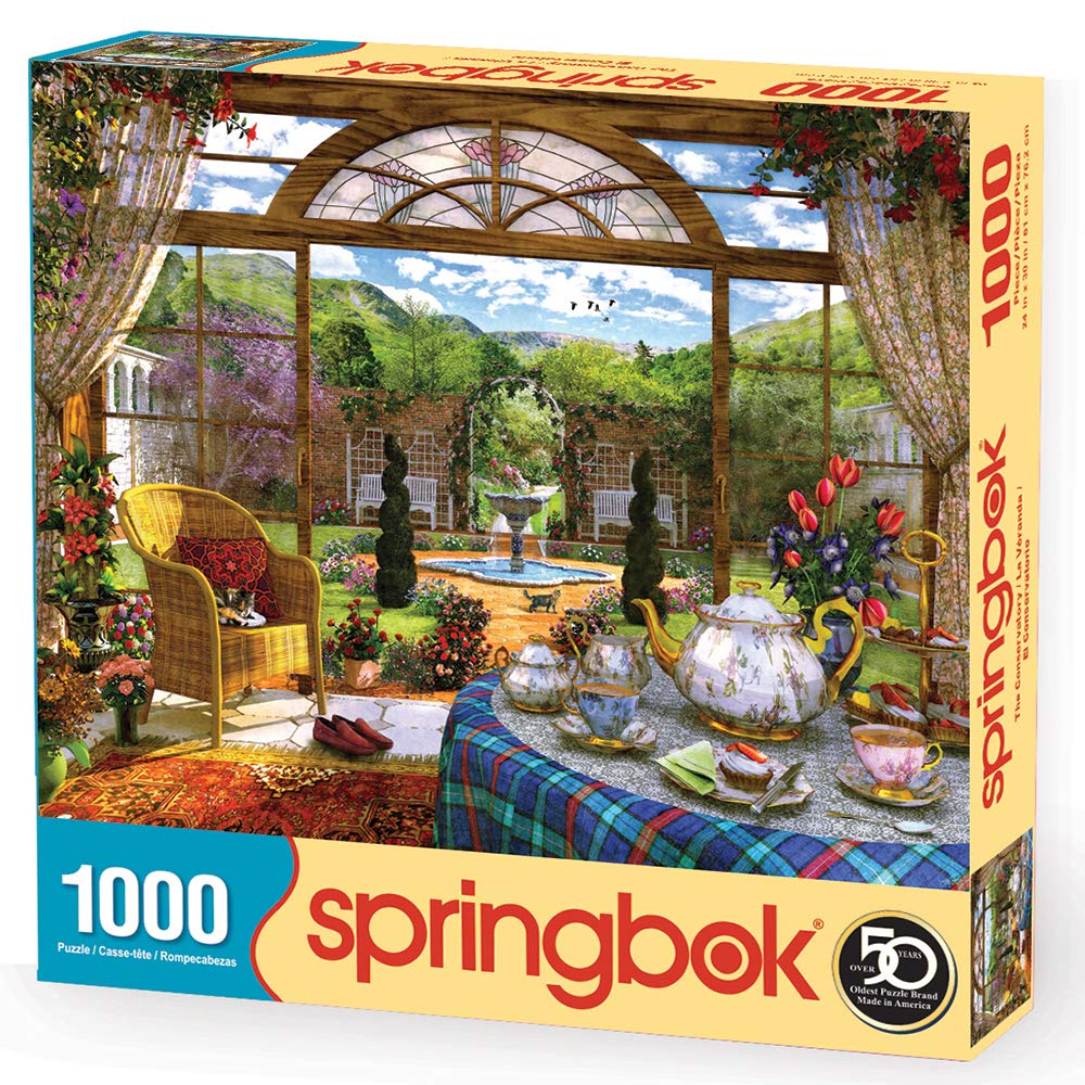 Springbok 1000 Piece Jigsaw Puzzle The Conservatory, Multi