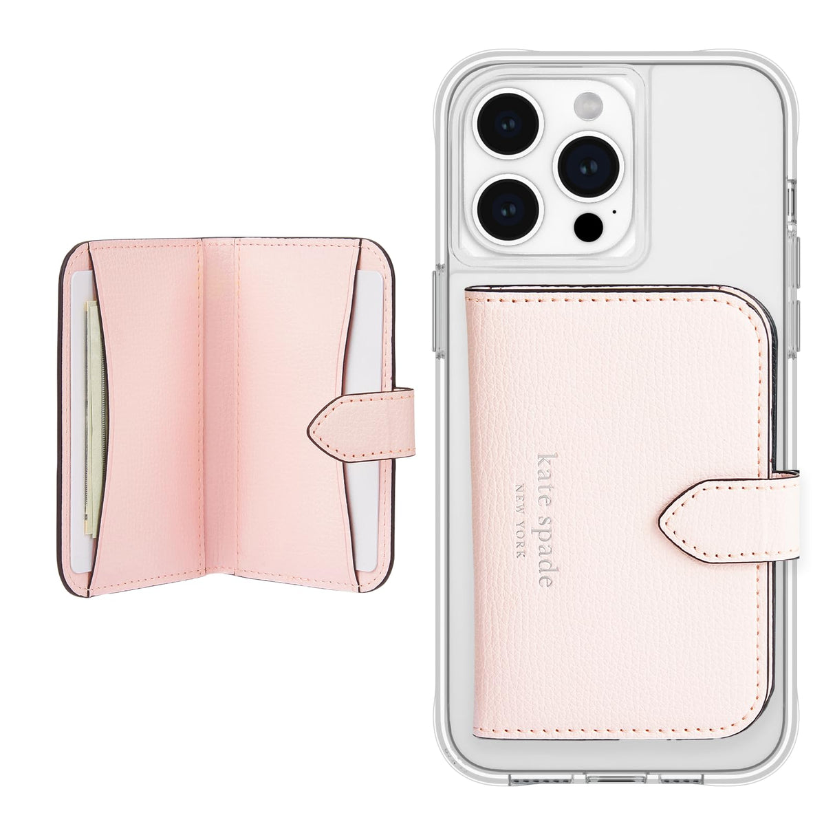 Kate Spade - Morgan Magnetic Wallet - Chalk Pink