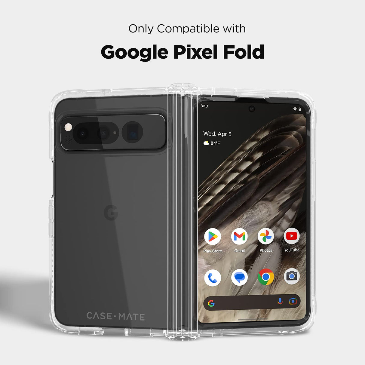 Case-mate - Tough Case For Google Pixel Fold - Clear