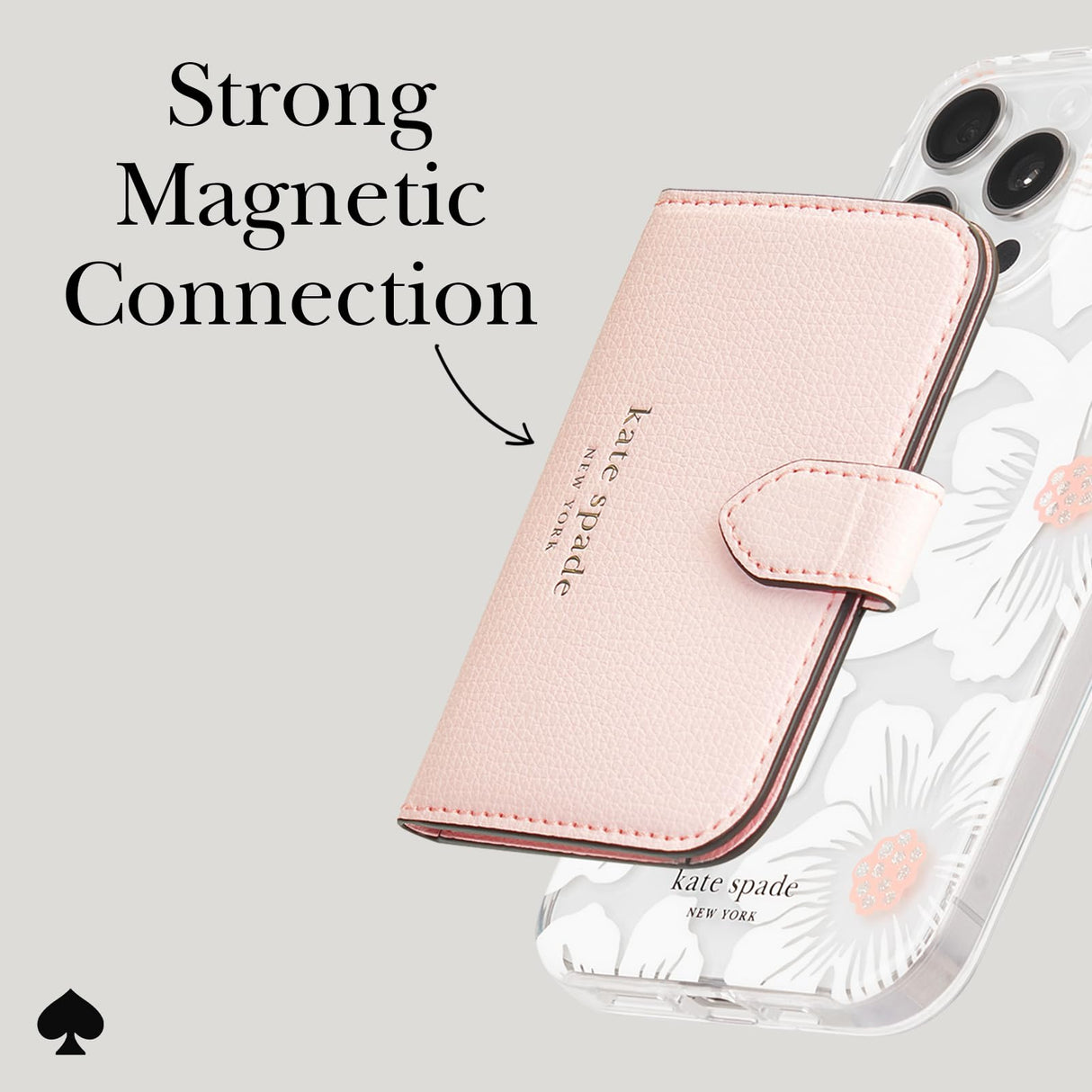 Kate Spade - Morgan Magnetic Wallet - Chalk Pink