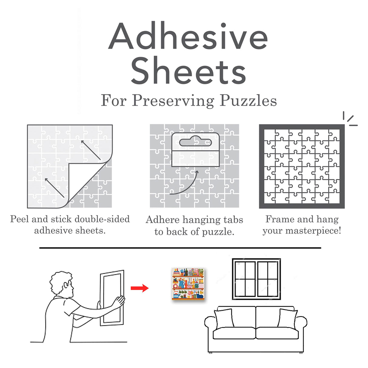 Galison - Puzzle Glue Sheets