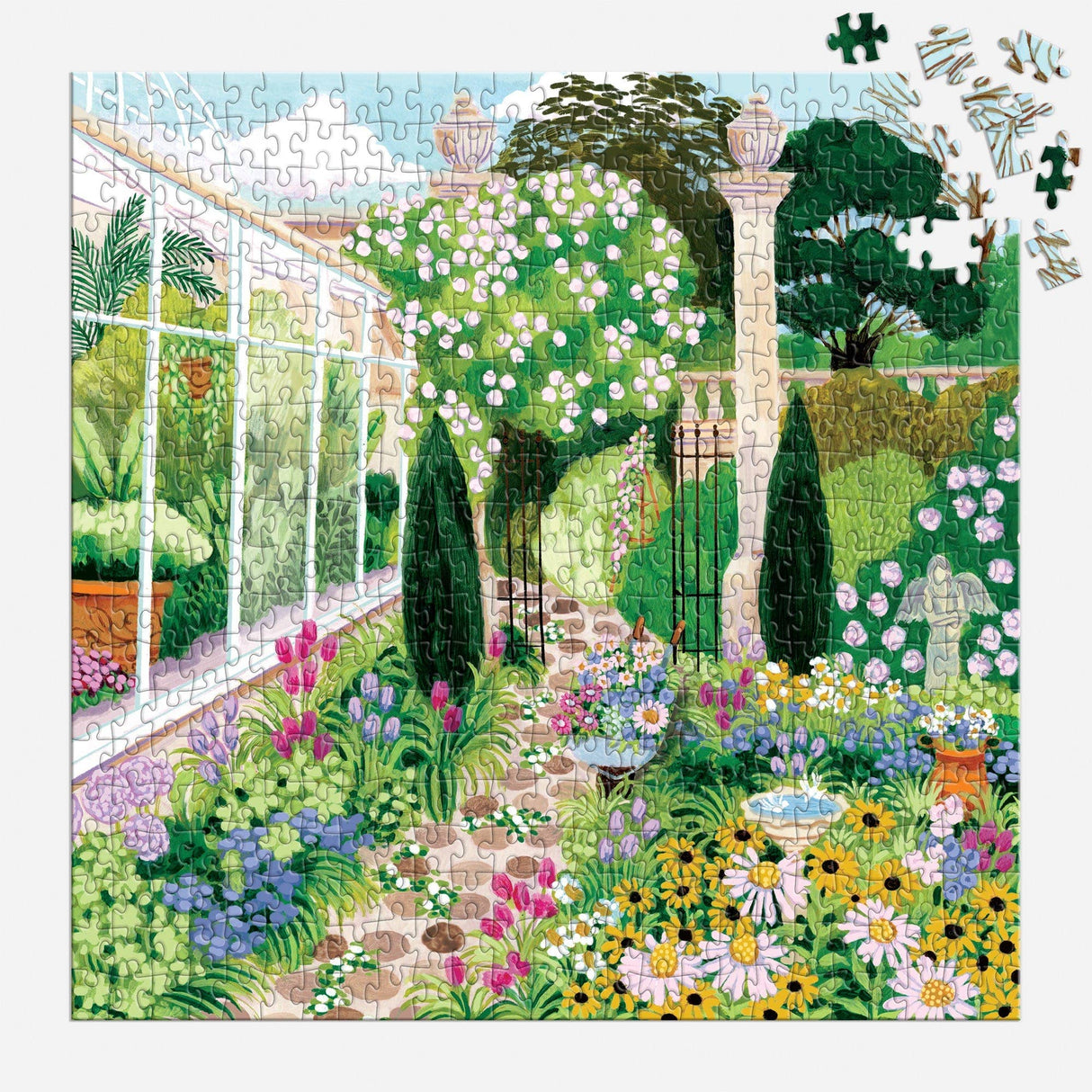 Galison - Evergreen Gardens 500 Piece Puzzle