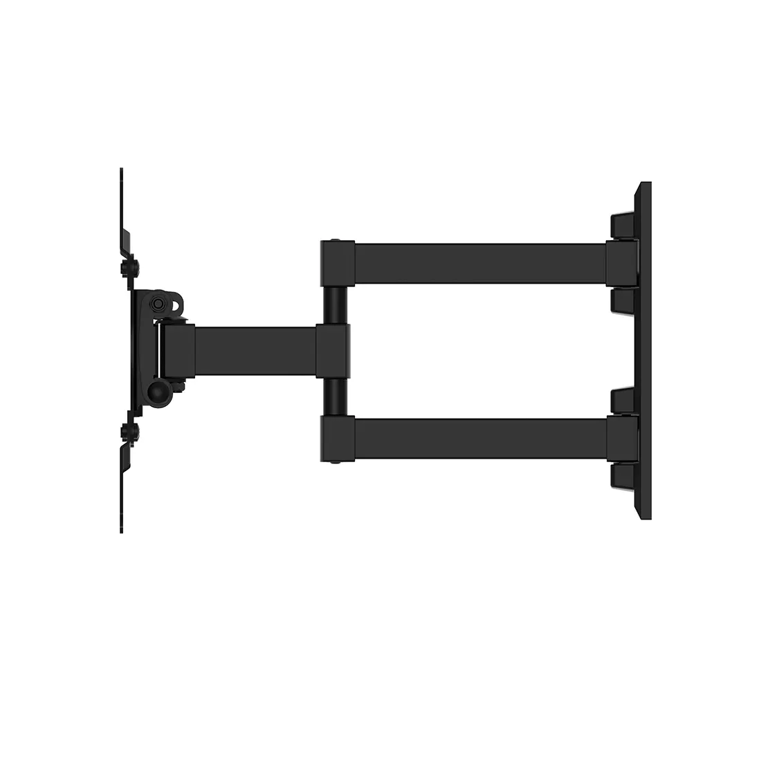 Mount Works Full Motion, 12.8" Extension. 19"-43" TV 75x75, 100x100, 200X200, 40lbs
