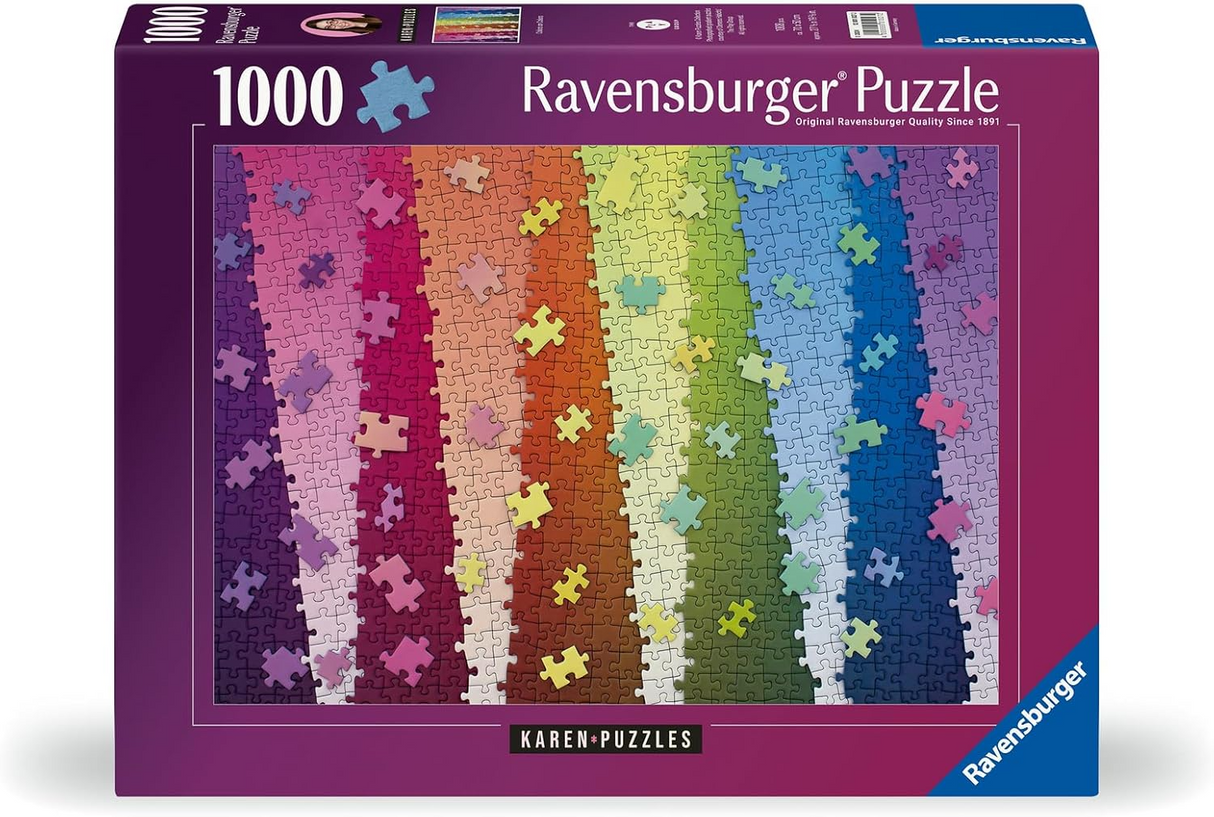 Ravensburger Karen Puzzles: Colors on Colors 1000 pc Puzzle