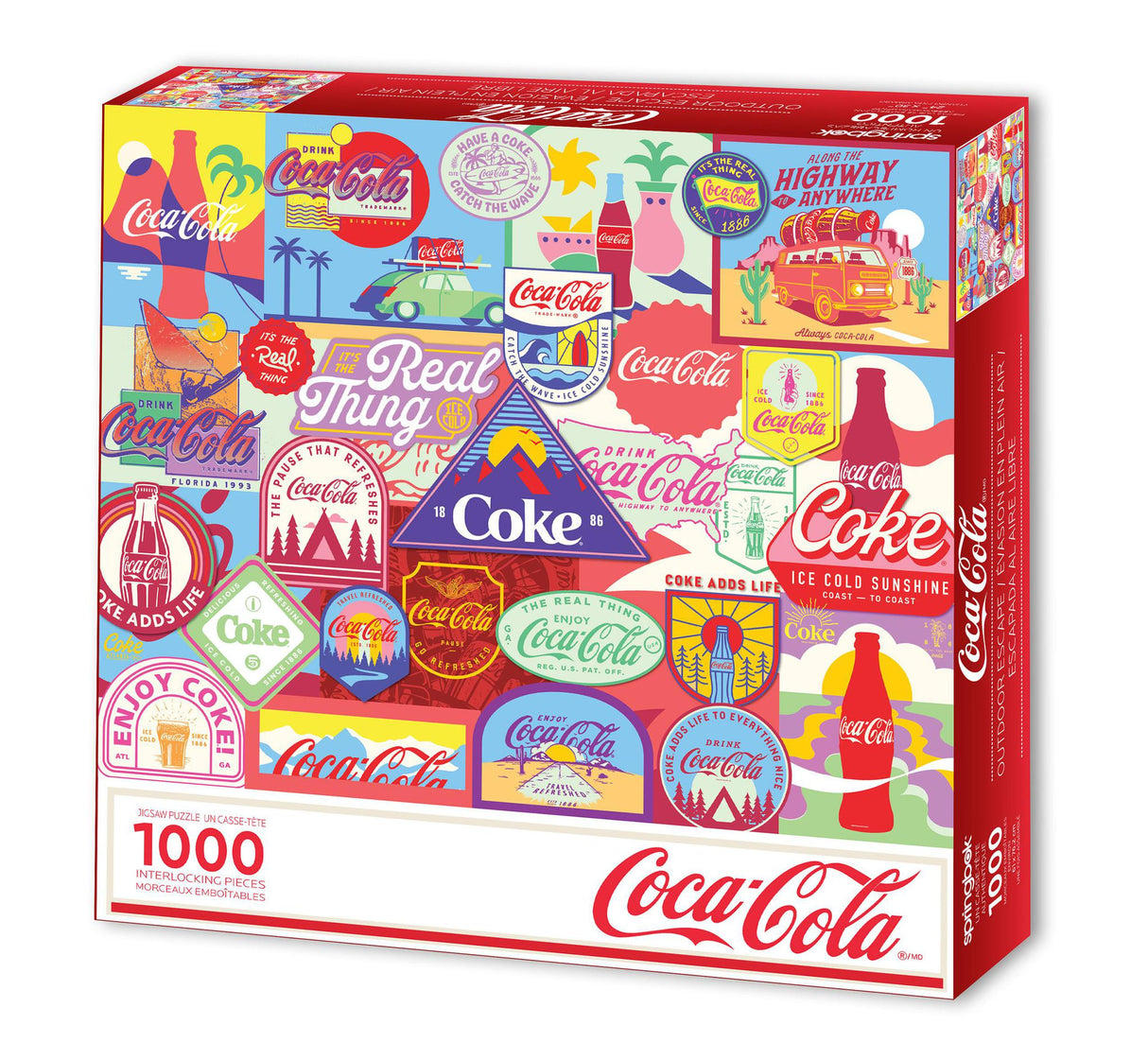 Springbok Outdoor Escape Coca-Cola 1000 Piece Jigsaw Puzzle