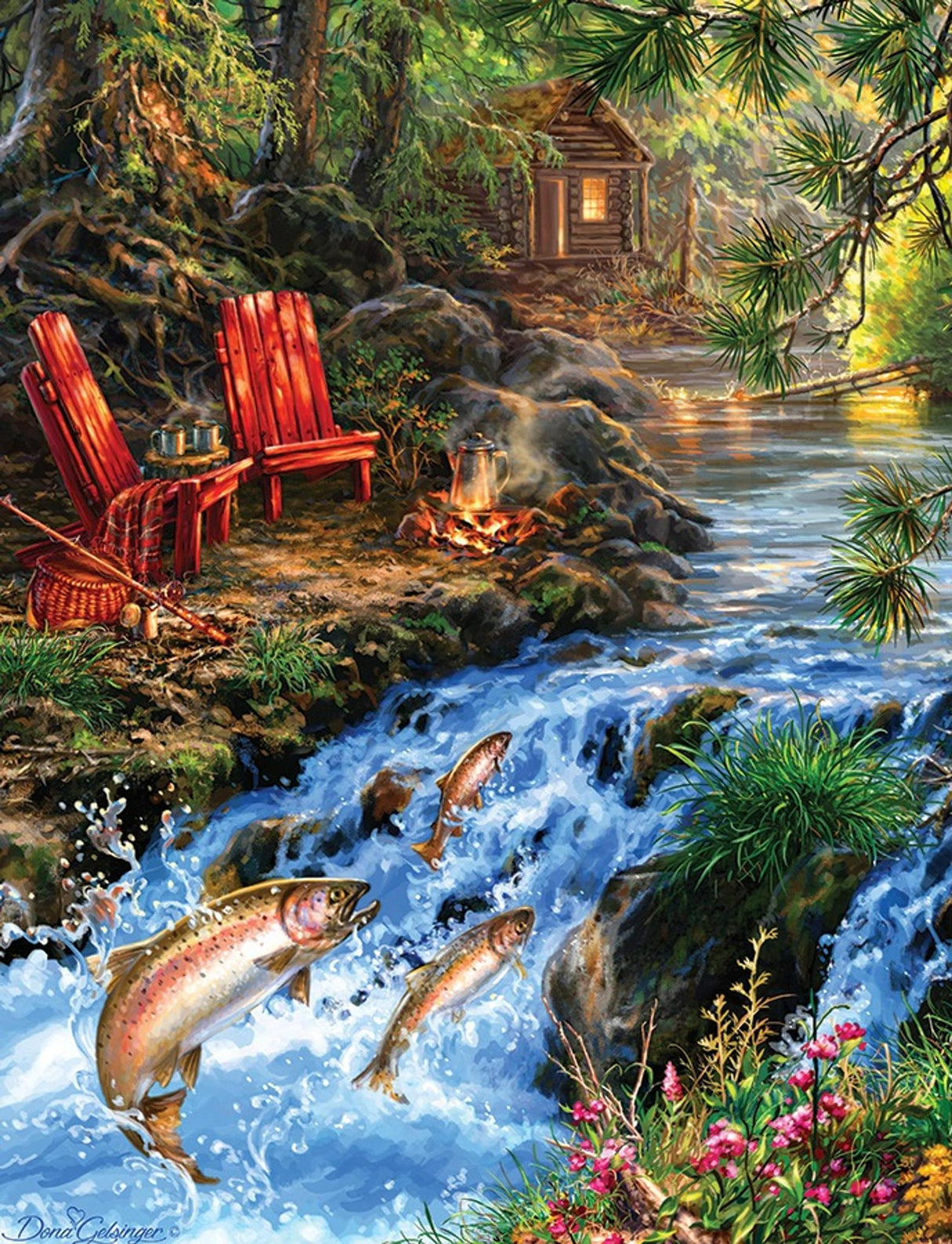 Springbok The Fishing Hole 500 Piece Jigsaw Puzzle