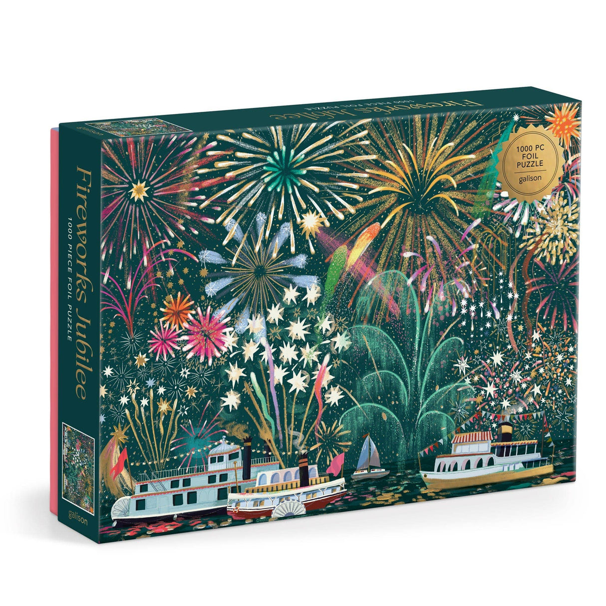 Galison - Fireworks Jubilee 1000 Piece Foil Puzzle