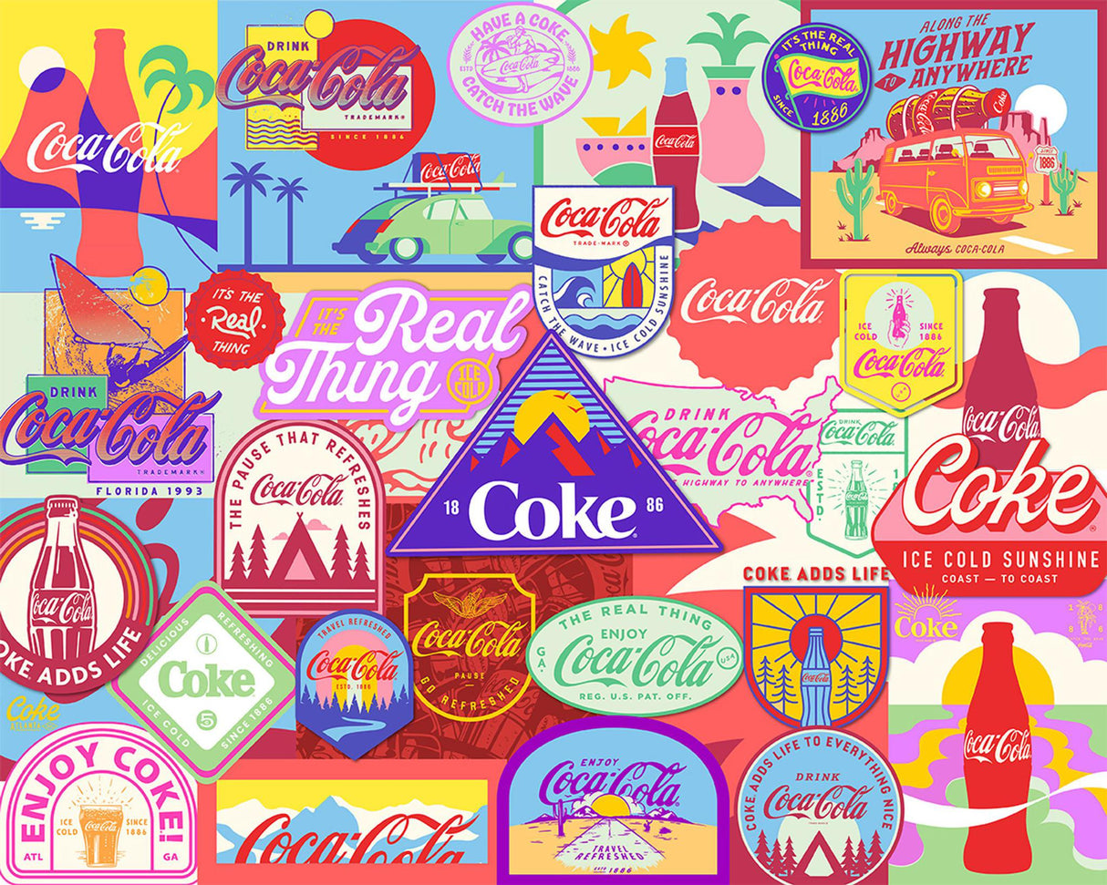 Springbok Outdoor Escape Coca-Cola 1000 Piece Jigsaw Puzzle