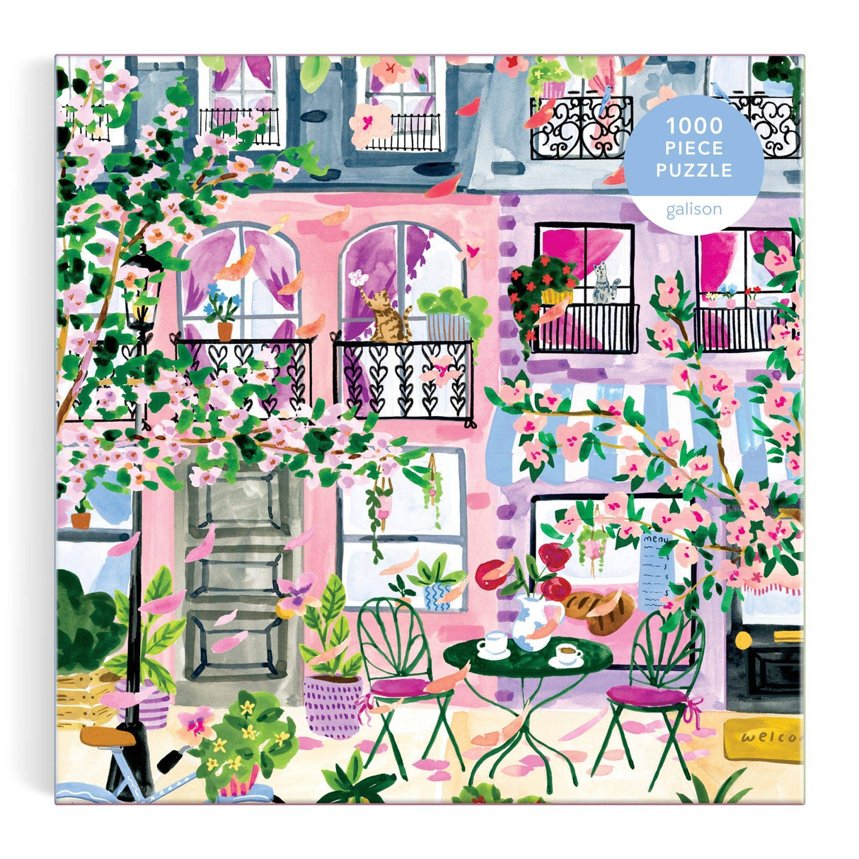 Galison - Cherry Lane Blossoms 1000 Piece Puzzle
