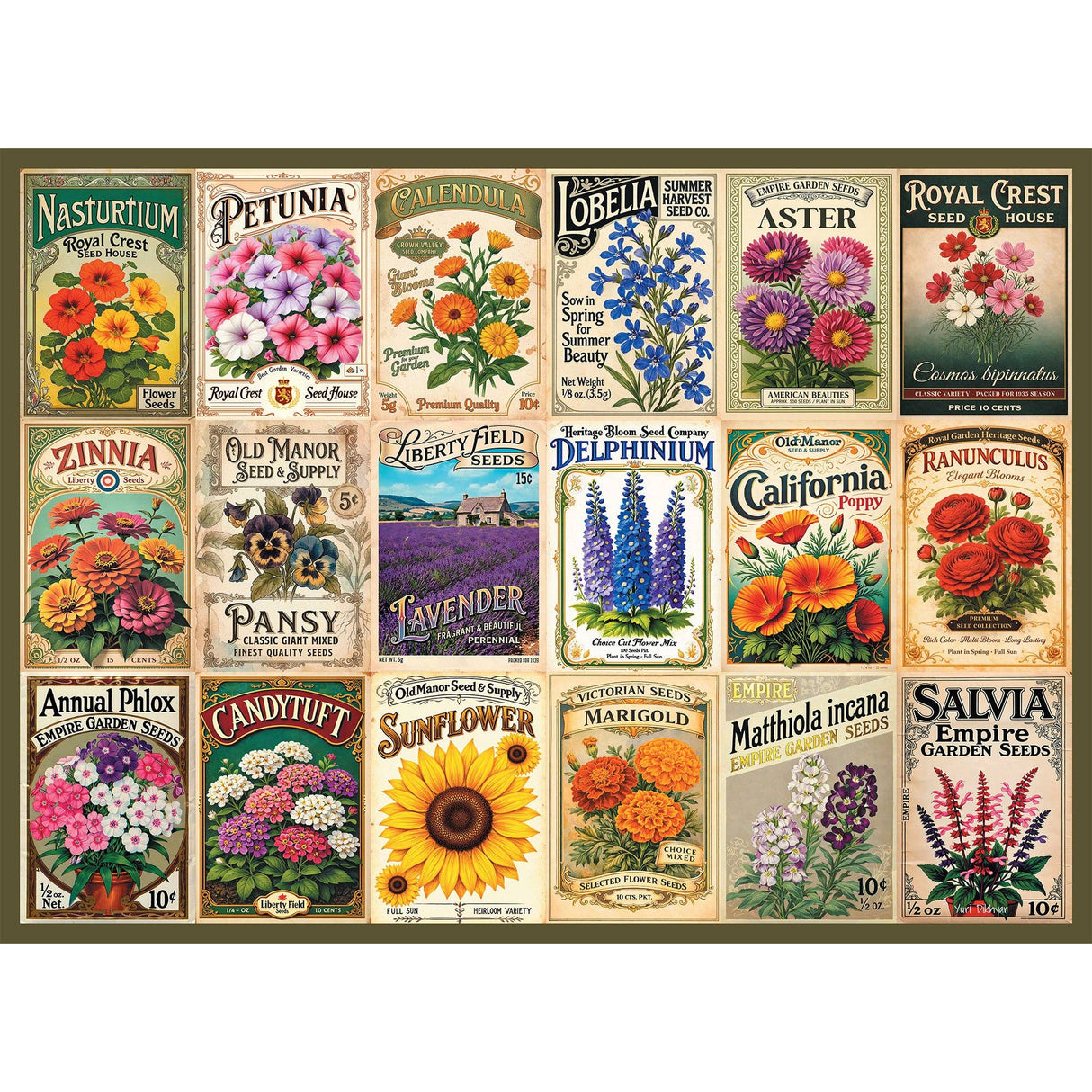 Final Piece Puzzles - No. 30 - Vintage Blooms