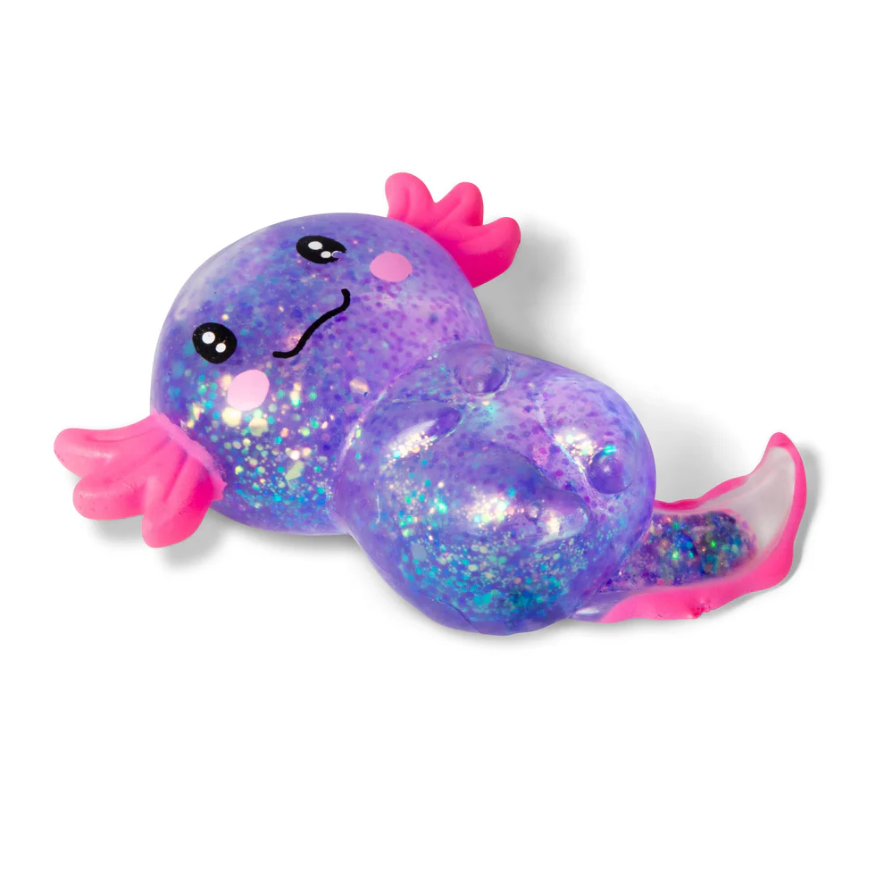Showcase - Scrunchems® Sugar Axolotl Squishy Fidget Toy (1pc) Assorted