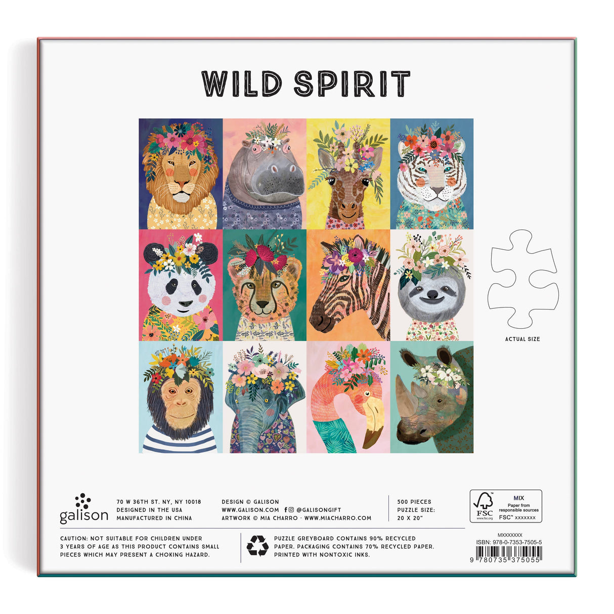 Chronicle Books - Wild Spirit 500 Piece Puzzle