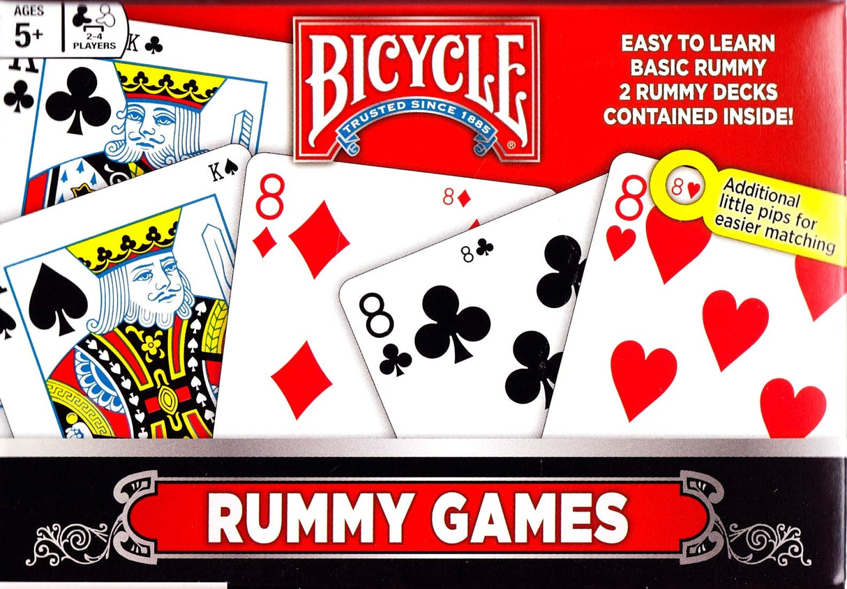Bicycle Rummy Games Playing Cards