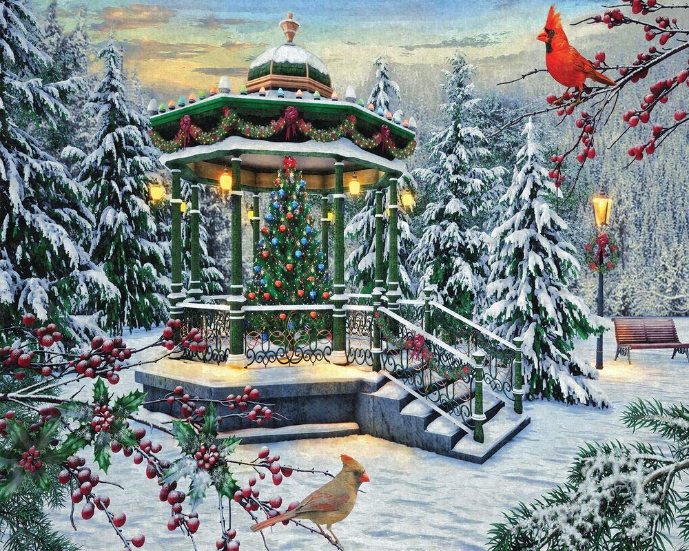 Springbok 1000 Piece Jigsaw Puzzle Holiday Gazebo