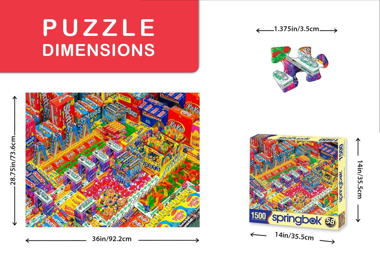 Springbok 1500 Piece Jigsaw Puzzle Candyscape