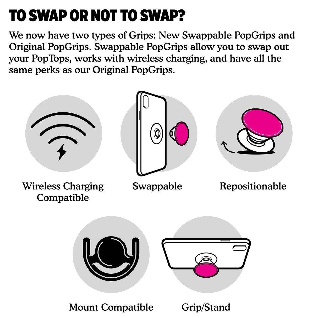 PopSockets Phone Grip with Expanding Kickstand, USA PopGrip - American Flag