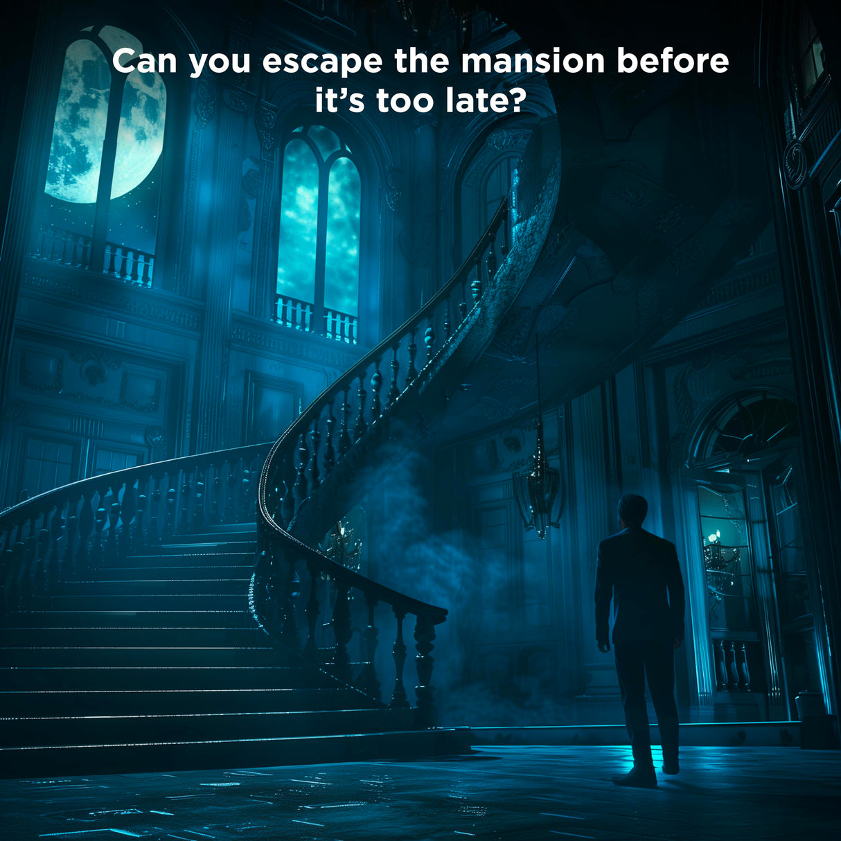 Thames & Kosmos Exit: The Sinister Mansion | Exit: The Game - A Kosmos Game | Family-Friendly, Card-Based at-Home Escape Room Experience for 1 to 4 Players, Ages 12+, Black, Standard