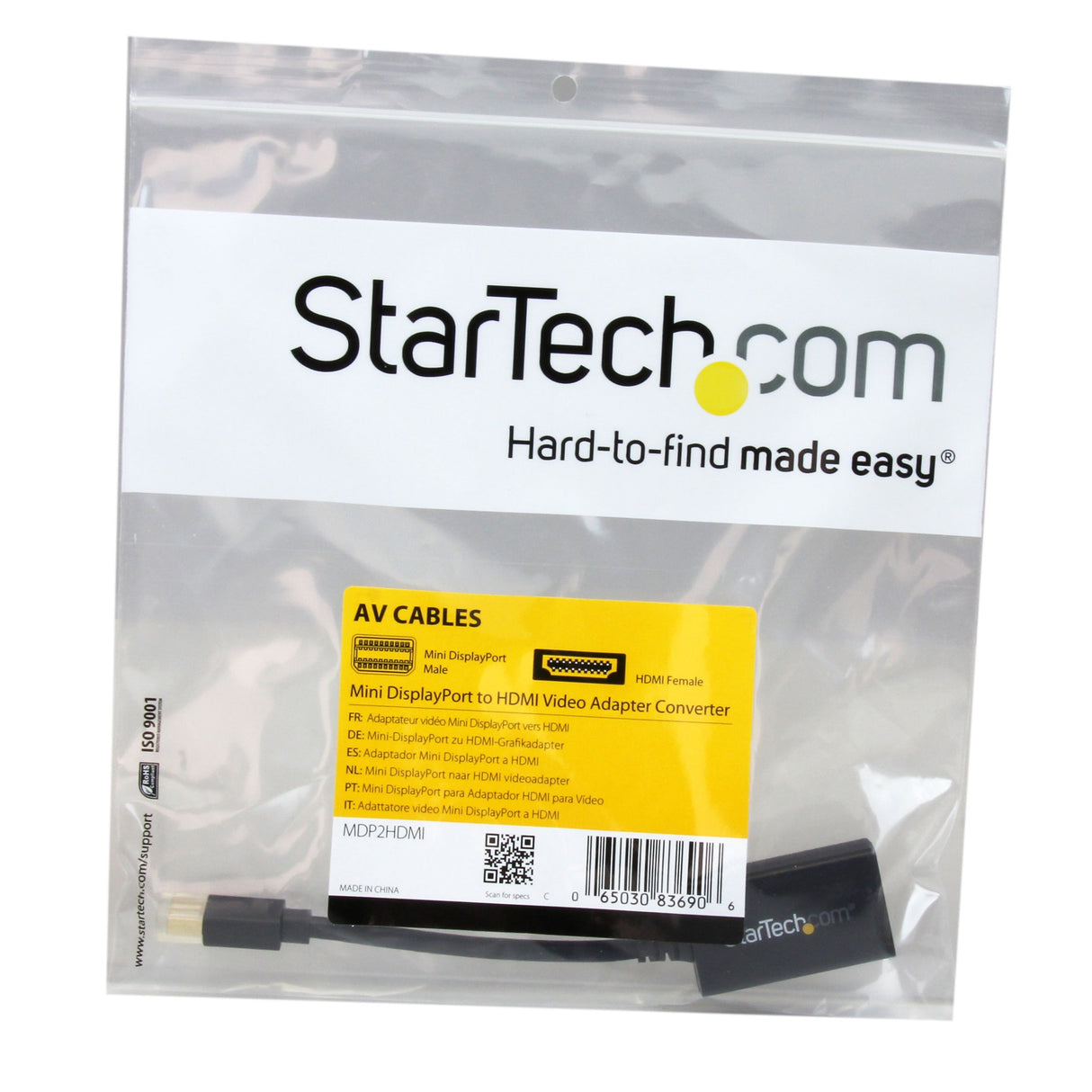 STARTECH.COM MINI DISPLAYPORT TO HDMI VIDEO ADAPTER CONVERTER