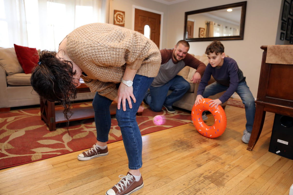 The Donut Challenge | Easy to Play Family Fun Night Game Activity | Easy to Learn Family Tabletop Board Game for Kids & Adults for 2 to 8 Players | Family Party Game - Ages 8 Years Old and Up