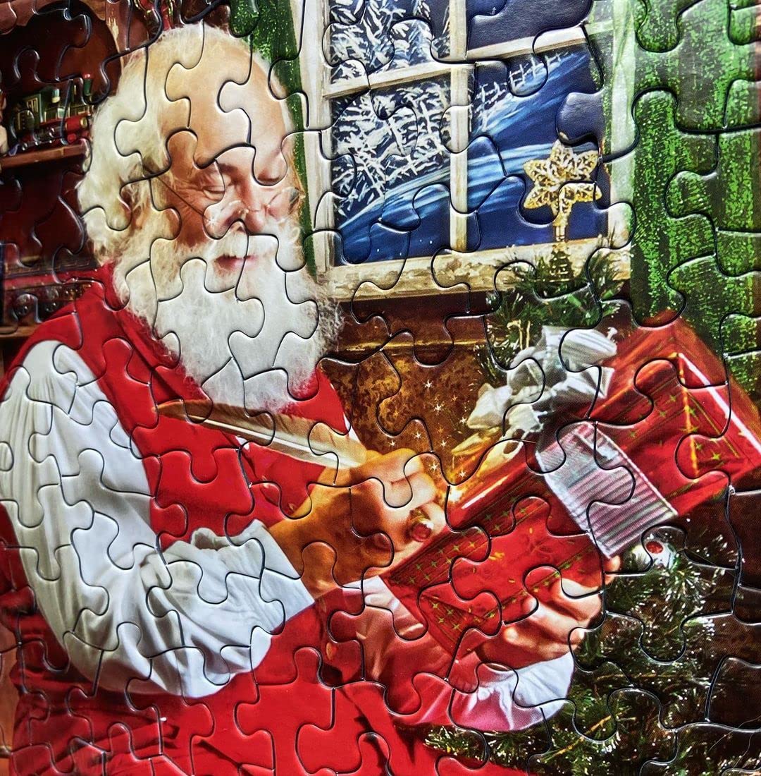 Springbok 500 Piece Jigsaw Puzzle Santa'S Shop