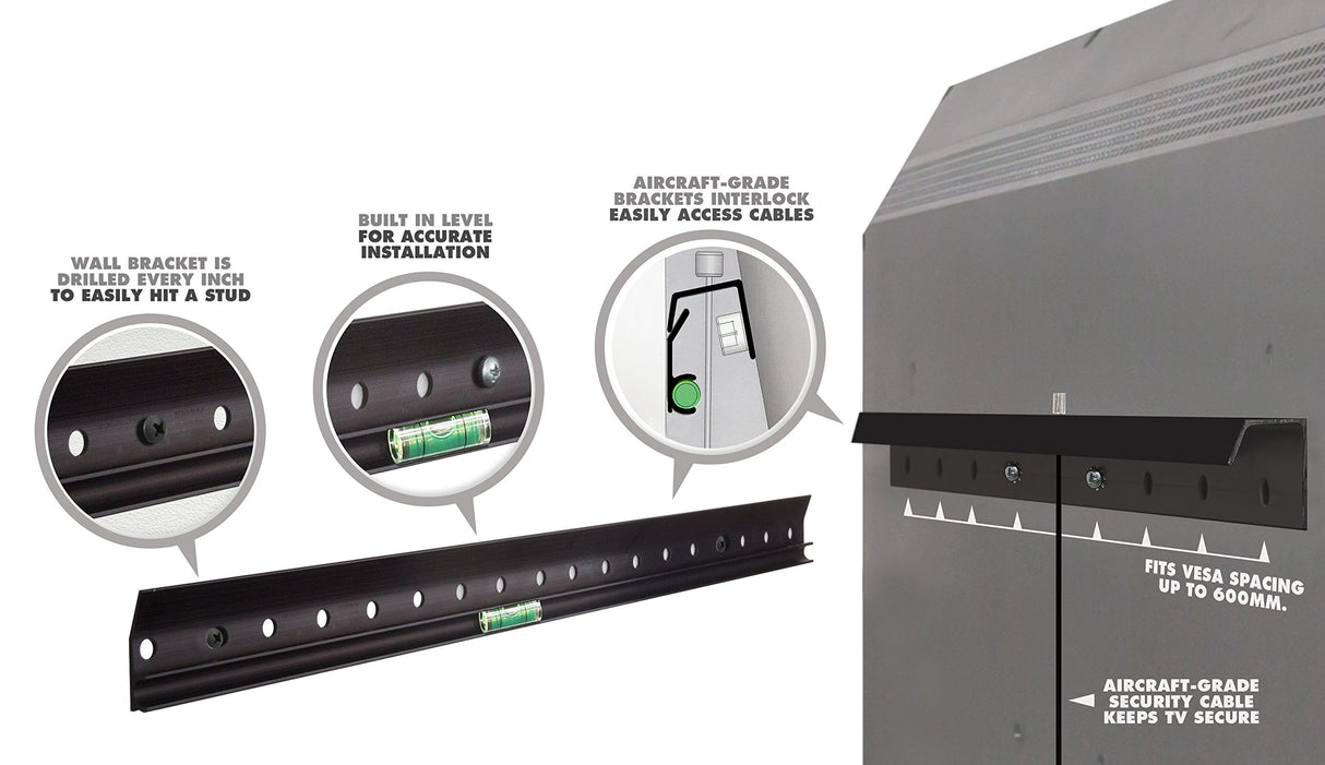 MOUNT WALL LED THIN SCREEN 26" BRKT