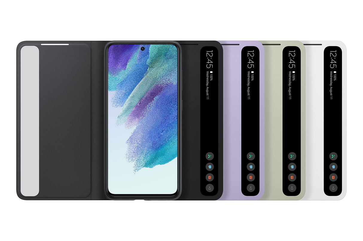 SAMSUNG - S VIEW CASE FOR SAMSUNG GALAXY S21 FE 5G - BLACK