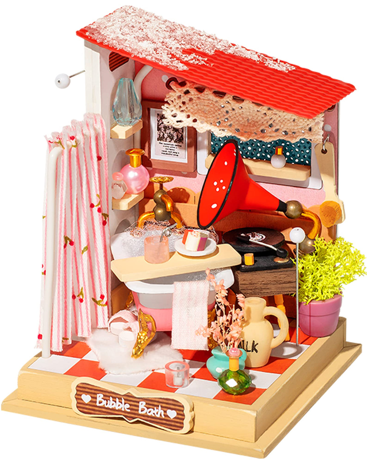 Rolife DIY Miniature Dollhouse Kit Tiny Mini House Kit Craft Gifts for Adults/Teens