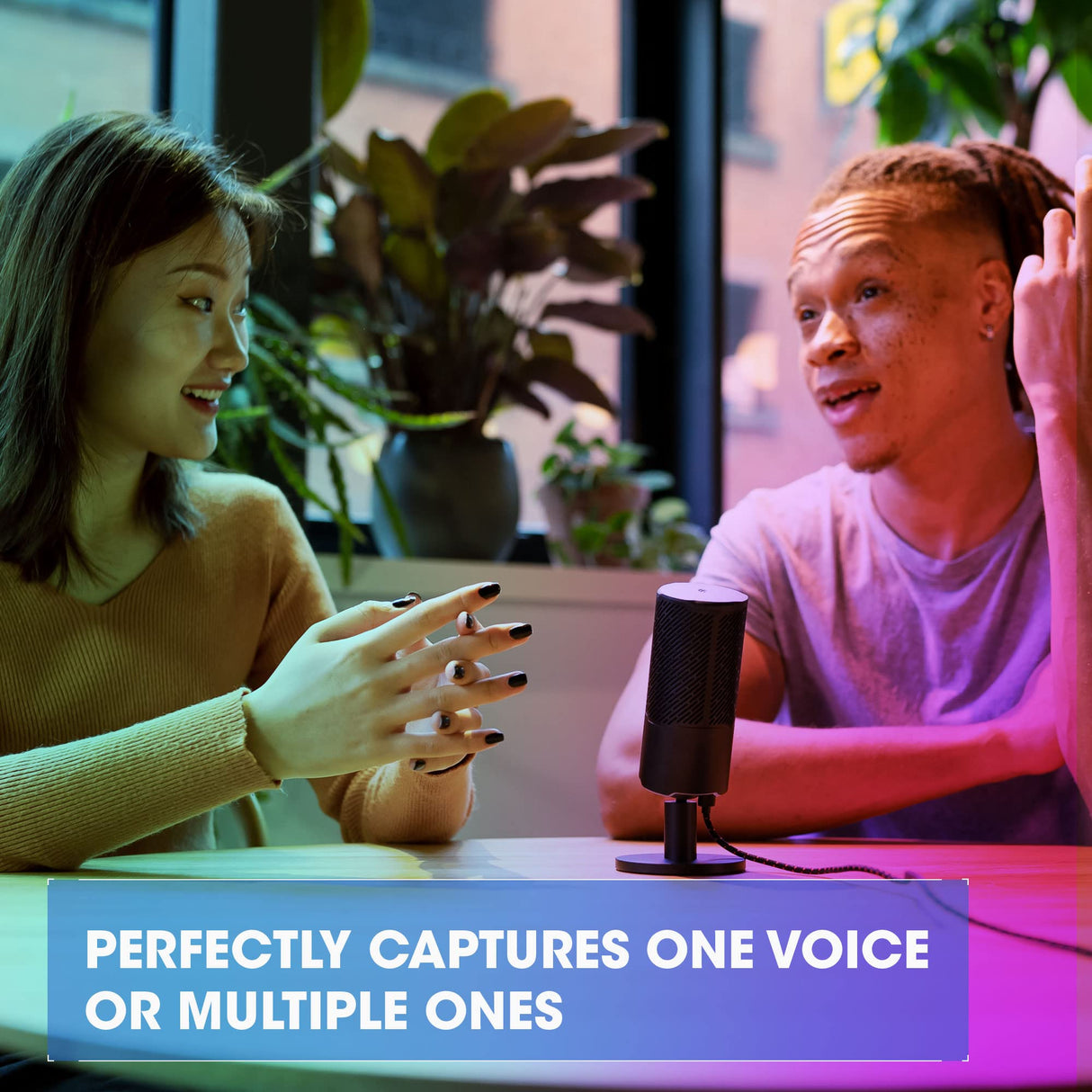 JBL - QUANTUM STREAM DUAL PATTERN USB MICROPHONE - BLACK