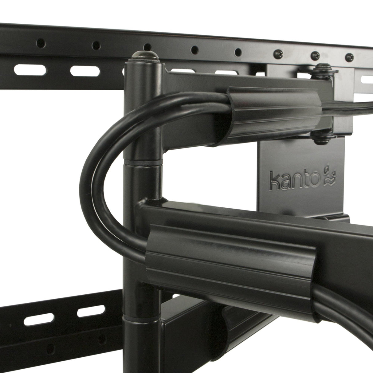 Kanto FMC4 Full Motion Corner Mount with Adjustable Pivot Point for 30-inch to 60-inch TVs | Black