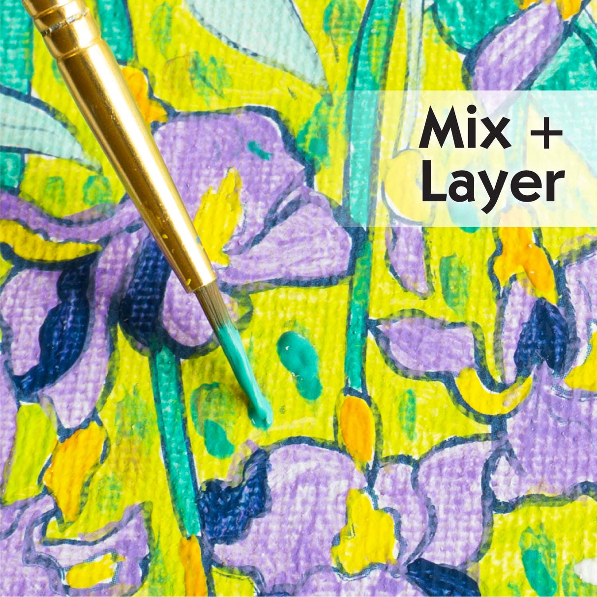 Faber-Castell Museum Series Paint by Numbers - Vincent Van Gogh Irises