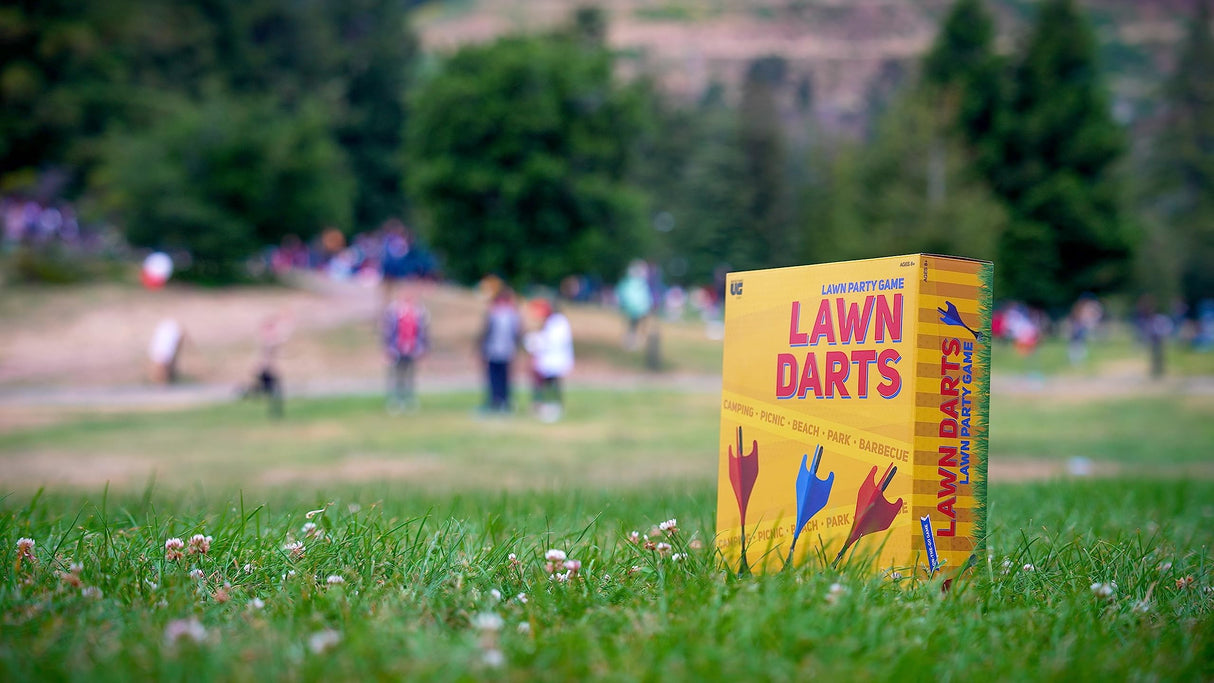 University Games, Lawn Darts Game, Classic Toss Game & Backyard Party Toy for Families, Indoor & Outdoor Use