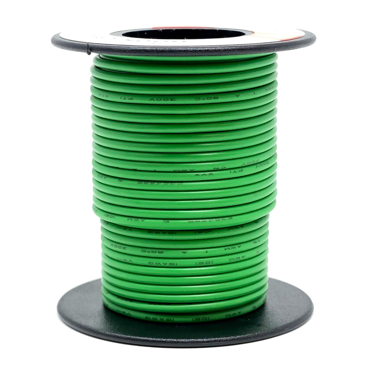 2781480: 18 AWG STRANDED COPPER HOOK-UP WIRE - BLACK / 25' - GREEN / 25'