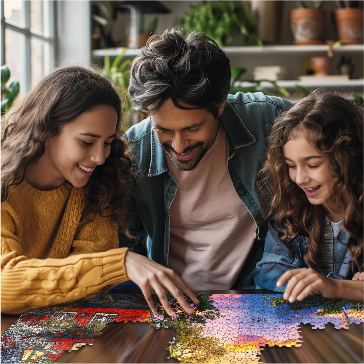 White Mountain - Sunset in New Orleans, 1000 Piece Jigsaw Puzzle, New Orleans Puzzle, Sunset Puzzle