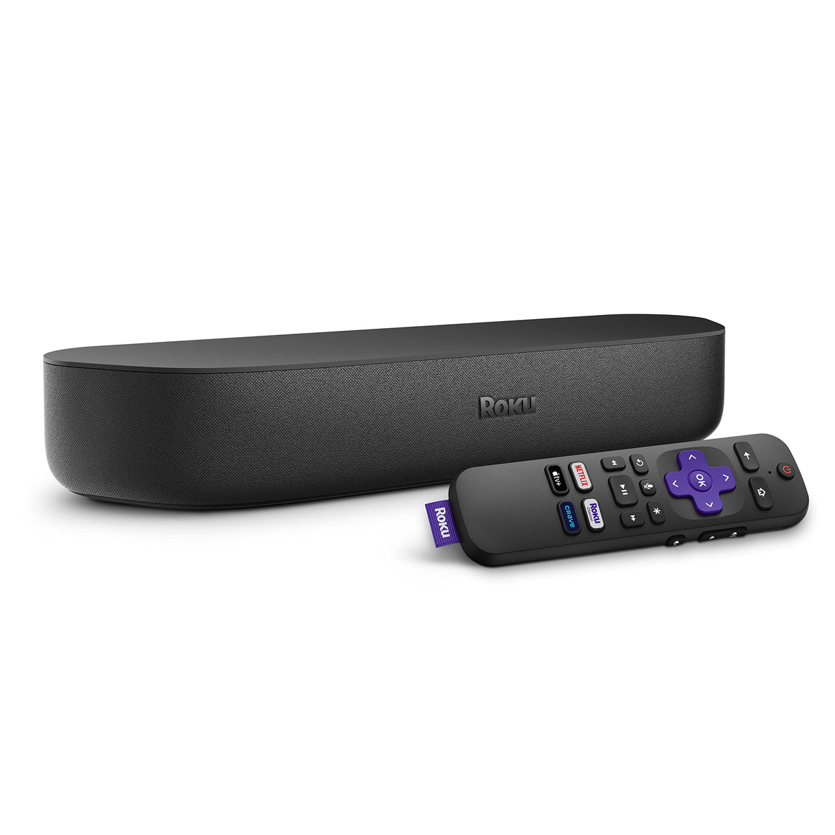 Roku Streambar | 4K HDR Streaming Device & Premium Roku Soundbar All In One, Roku Voice Remote, Free & Live TV, Black